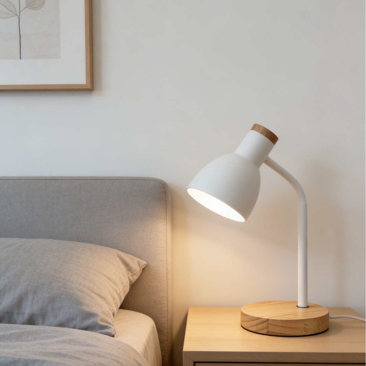 Nórdico creativo lámpara de mesa ajustable escritorio de protección de ojos led dormitorio universitario lectura moderna cabecera de cama lámparas decorativas details Picture