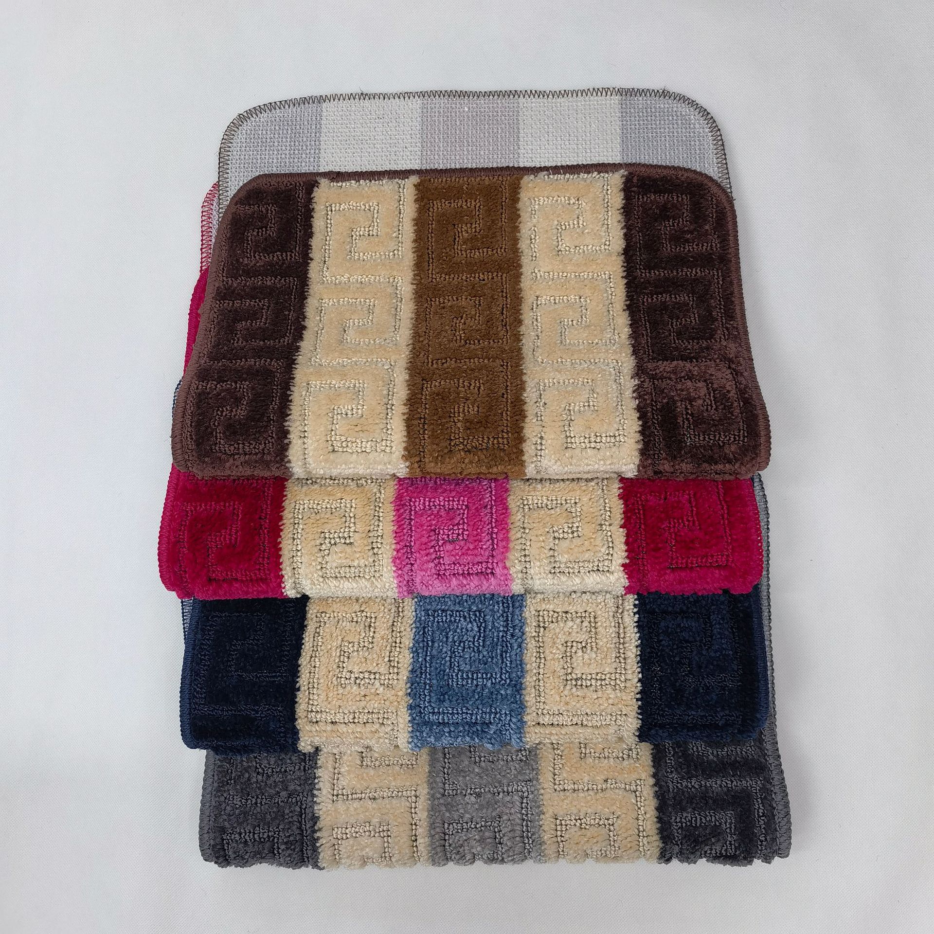 彩虹长城格TPR底室内进门浴室客厅卫生间房间防滑地毯地垫门垫