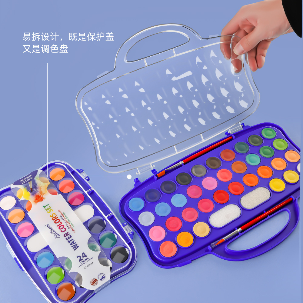 丙烯/丙烯颜料/脸彩/颜料水彩颜料/植绒彩绘本产品图