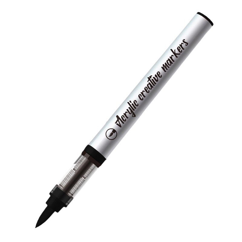 Single soft-tipped student art diy doodle pen, non-transparent straight-liquid acrylic marker pen, self-selected complementary color pens Application Scenario