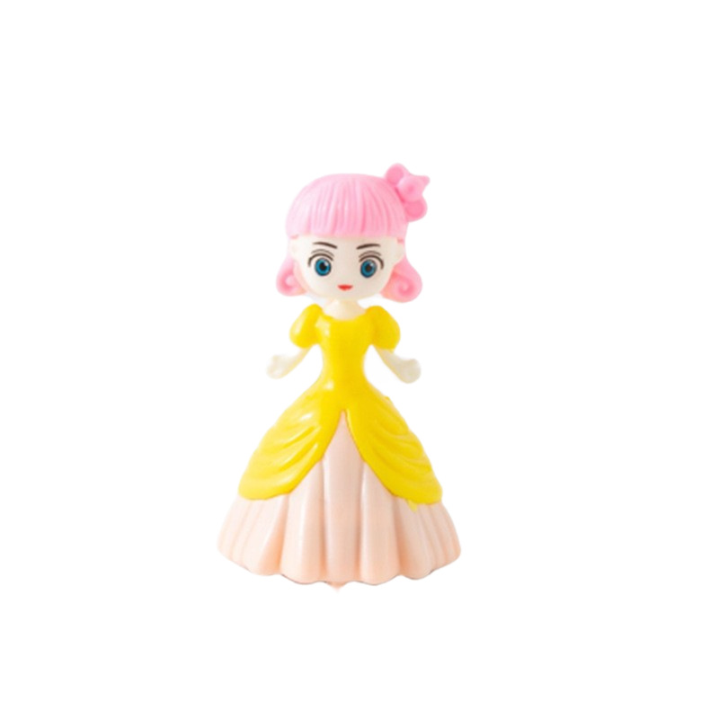 Little princess, Rebound car, girl's little toy, cartoon creative small gift, desktop ornament, cute children's toy prize Item Picture