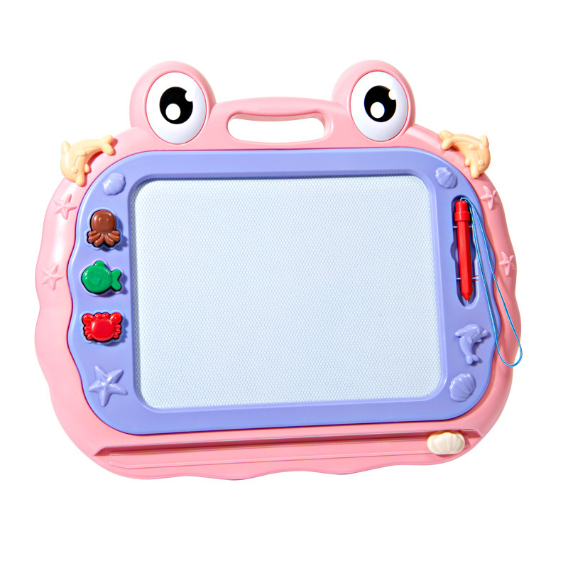 儿童磁性画板可爱写字板可消除宝宝画画板涂鸦板磁力绘画桌玩具白底实物图