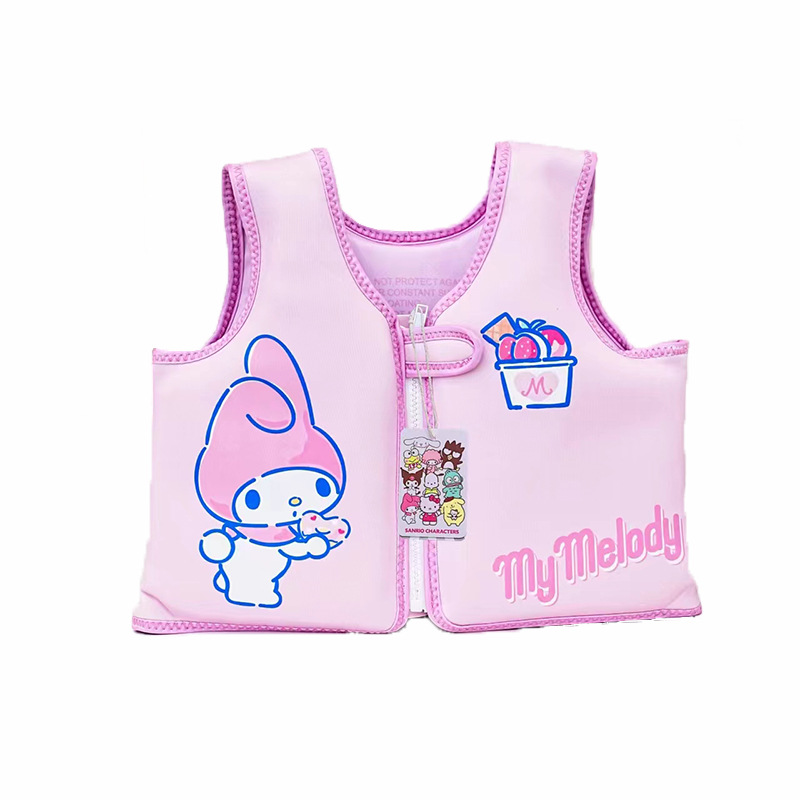 Sanrio officially authorized non-inflatable buoyancy vest, Melody Baby swimming assistance buoyancy vest, Kulomi Item Picture