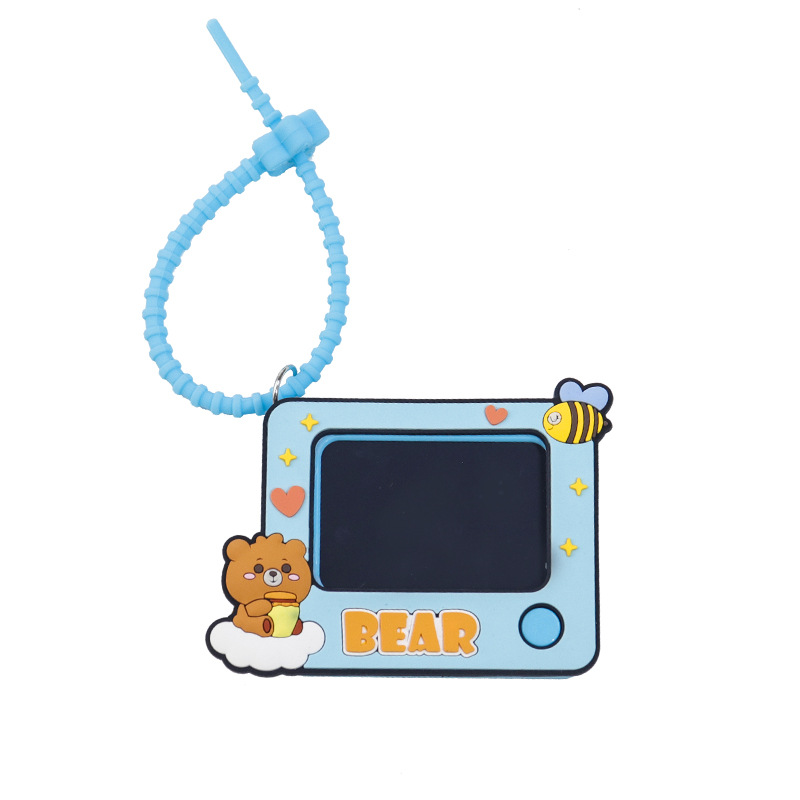 New mini doodle writing board keychain, cute cartoon back maze, stress-relieving kindergarten toy customization Item Picture