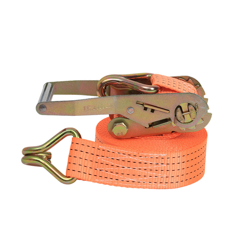 Wholesale ratchet tensioner, double-hook cargo fixator, thickened binding strap, packing strap, dedicated for logistics Item Picture