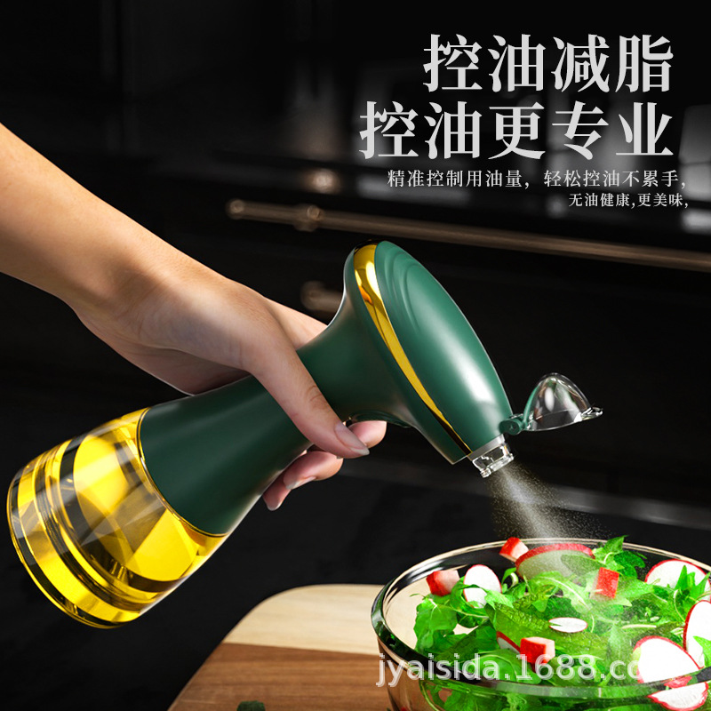 Factory direct power supply, electric oil spray bottle, kitchen atomization oil spray bottle, USB charging, barbecue air fryer oil spray bottle Application Scenario