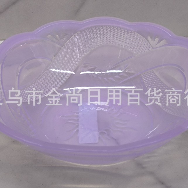 Colorful household fruit plate, living room coffee table, snack display plate, fruit basin, light luxury and high-end plastic candy plate, snack plate Specification image