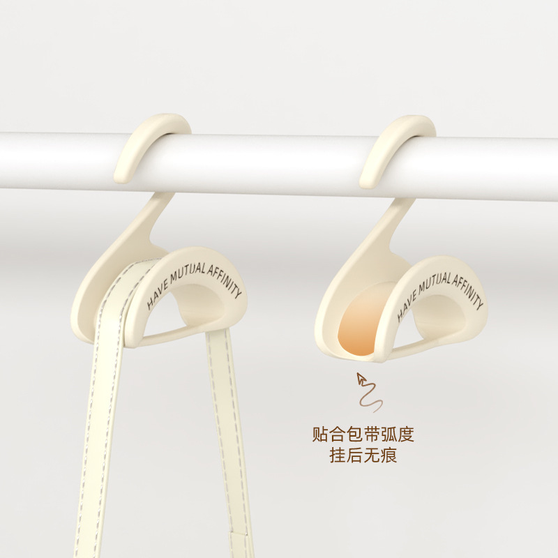 Bag hooks, arched hanging bags, ties, scarves, hat racks, wardrobe hanging belts, multi-functional hanging racks for storage, new style details Picture