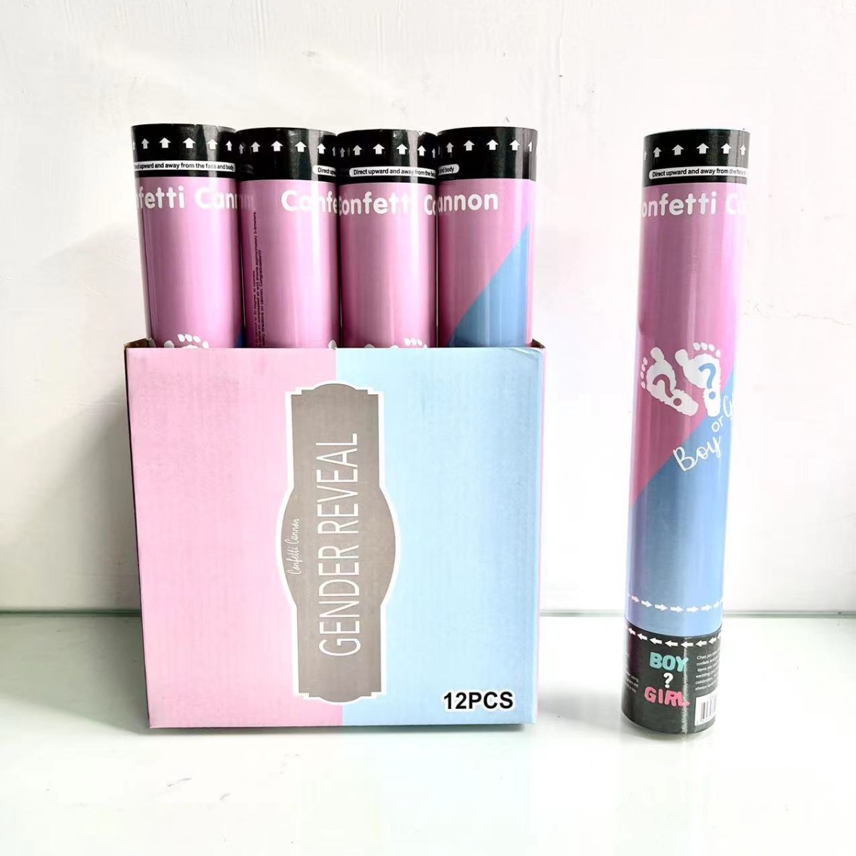 Cross-border fireworks Gender Revealed: Hand-twisted Rotating Surprise Party Fireworks Wedding Confluence in stock Item Picture