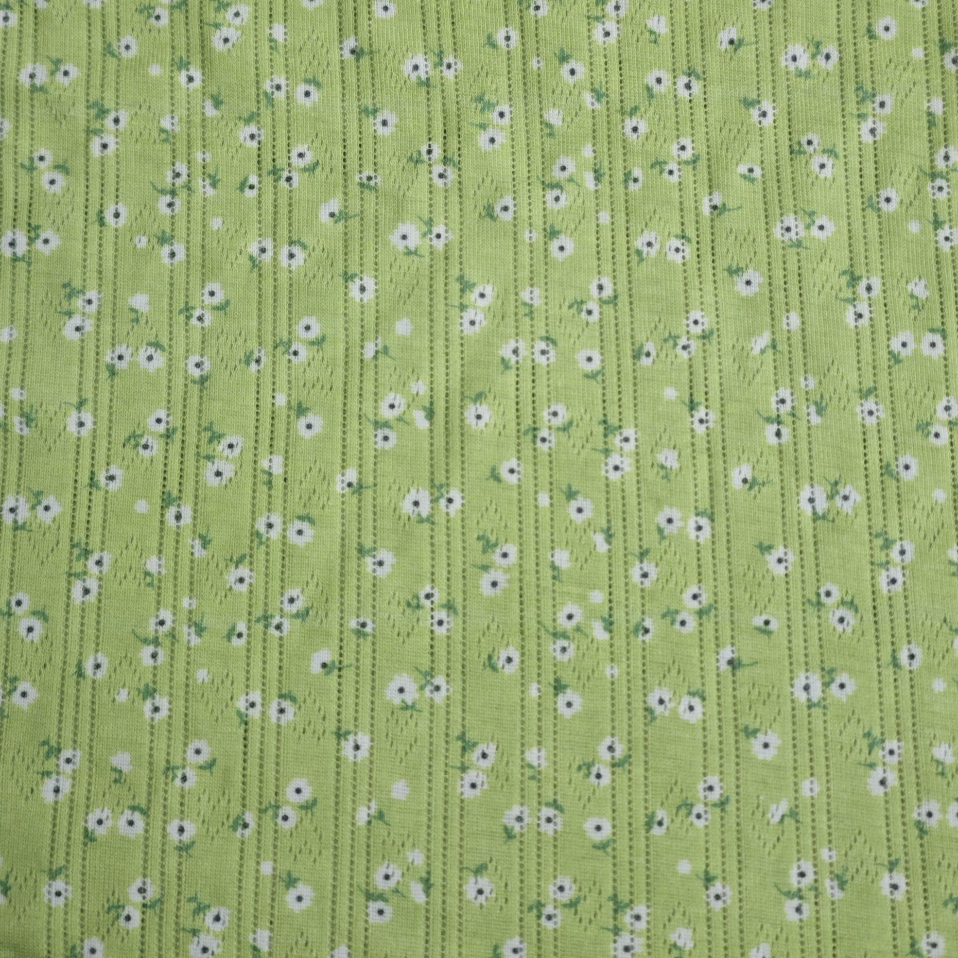 Spring and summer knitted jacquard bm style floral print fabric, knitted halter base, home wear and children's clothing diy fabric Specification image