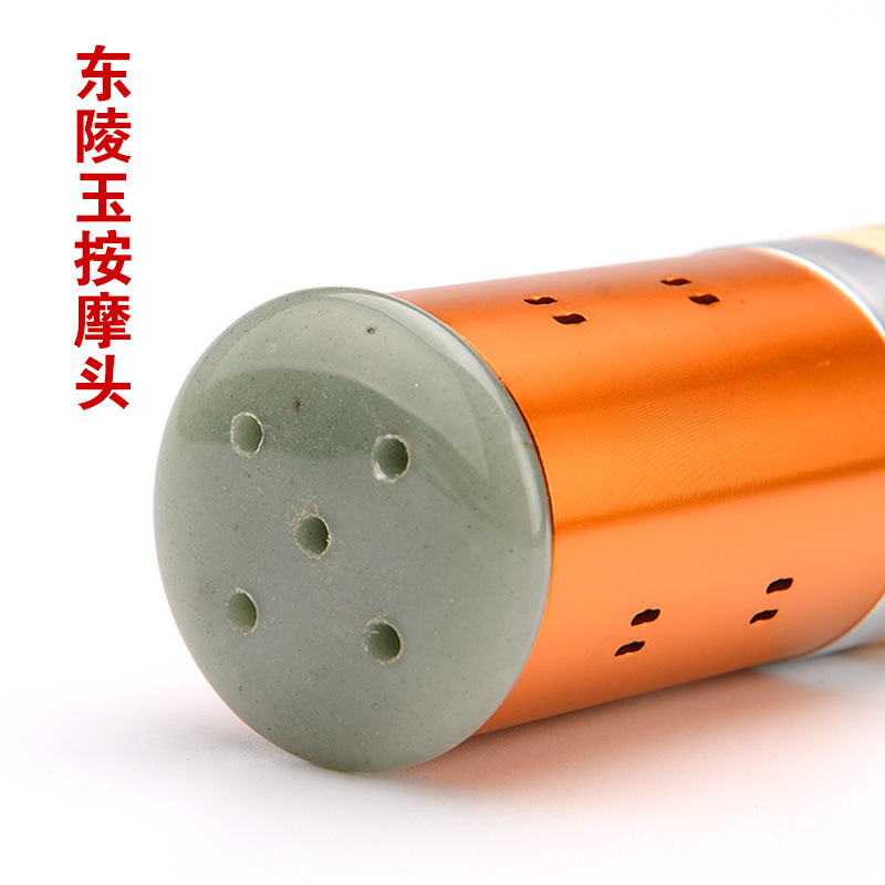 玉石艾灸棒 美容院脸部桃花灸按摩手握式滚动温灸棒批发艾灸棒细节图