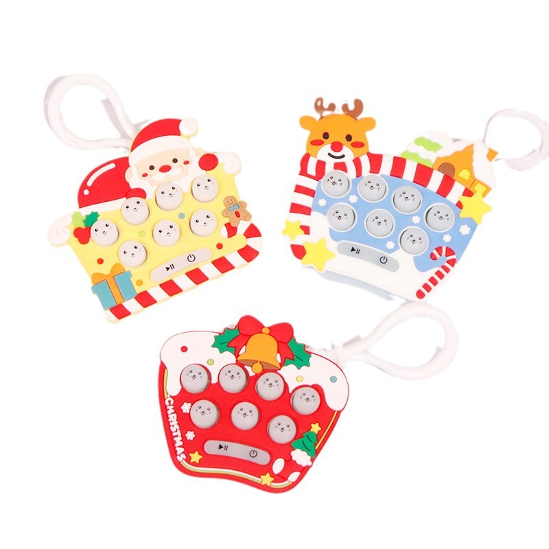 Cartoon cute handheld whack-a-Mole game, educational challenge children's game machine, stress-relieving magic tool, mini toys wholesale Item Picture
