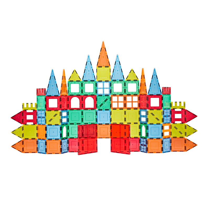 Wholesale of 150-piece European and American cross-border toy children's color window magnetic sheet set diy early education and intelligence gift box magnetic Item Picture