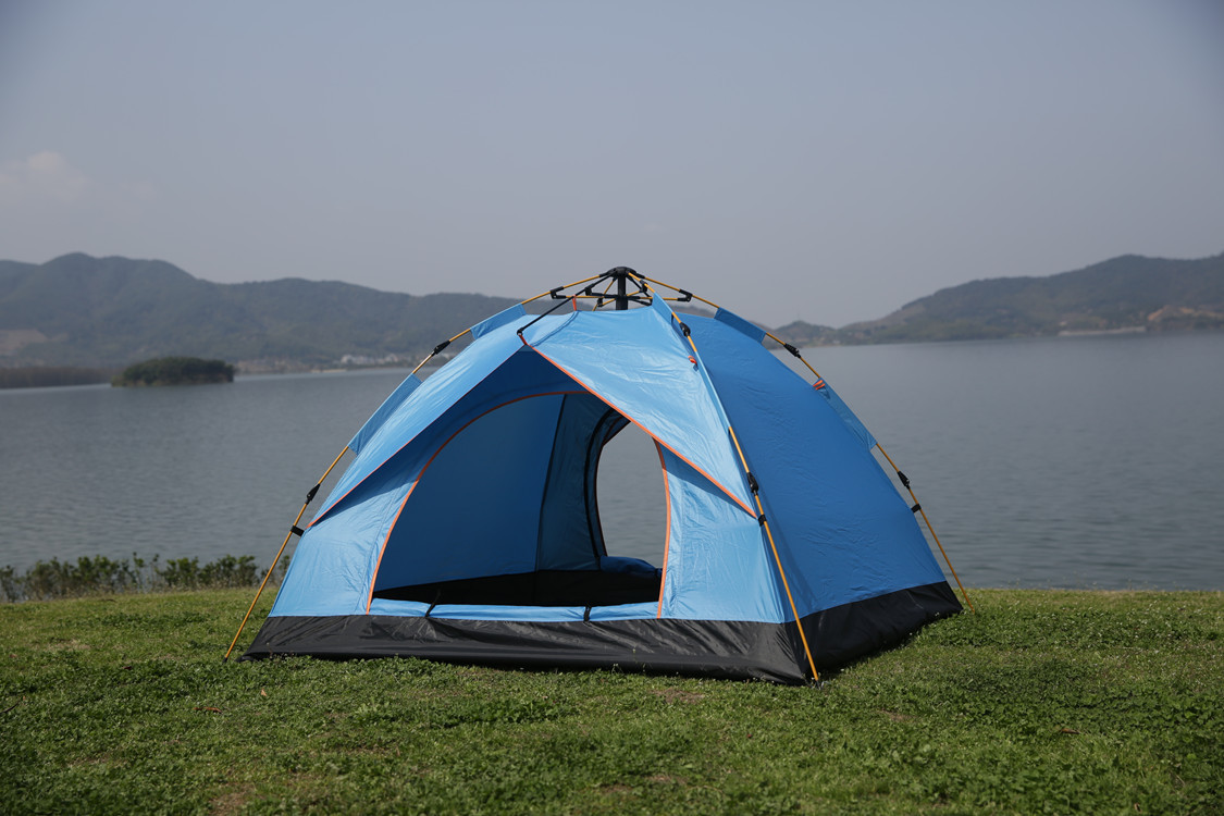 寻路客户外野营帐篷沙滩露营双层自动帐篷便携式速开双人旅行帐篷细节图