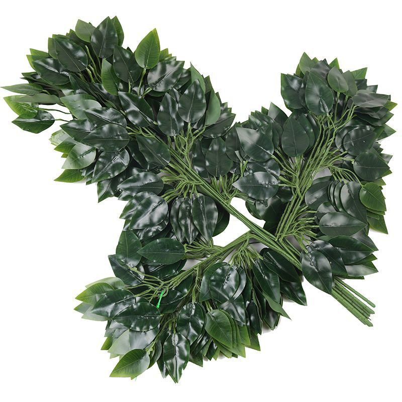 仿真花DIY发饰配件/仿真花/5朵塑膠花/假花/假花批发白底实物图