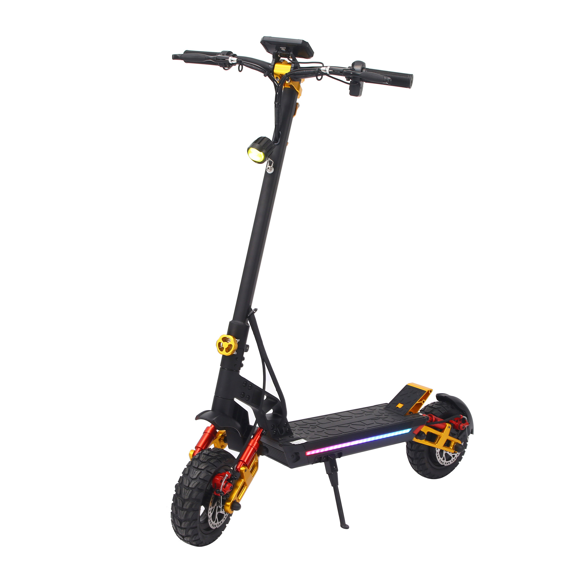 Cross-border supply of adult station electric scooters, high-power dual-shock-absorbing electric vehicles, foldable portable mobility scooters Item Picture