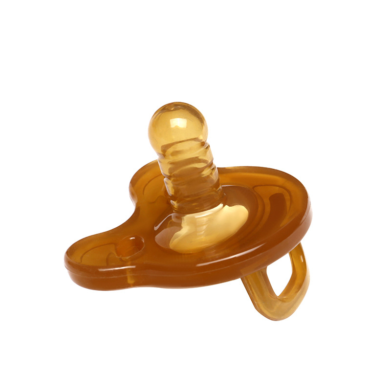 Cross-border pacifier day and Night Edition Super Soft imitation breast milk play mouth Silicone round flat head Weaning and sleeping play mouth 2 pieces box set Specification image