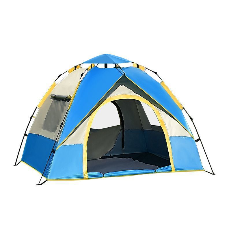Portable folding outdoor camping equipment for tents, picnic and camping, fully automatic thickened rainproof and sun-proof set Application Scenario