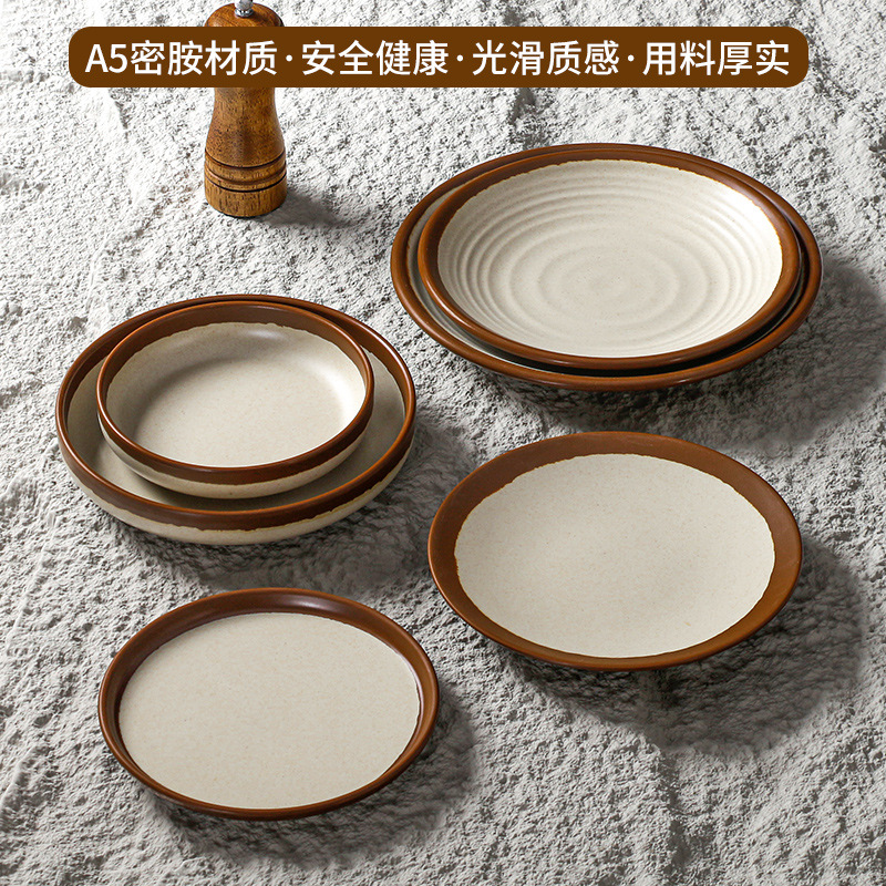 碗盘/碗可爱/陶瓷碗/陶瓷盘子/日式手绘碗盘细节图