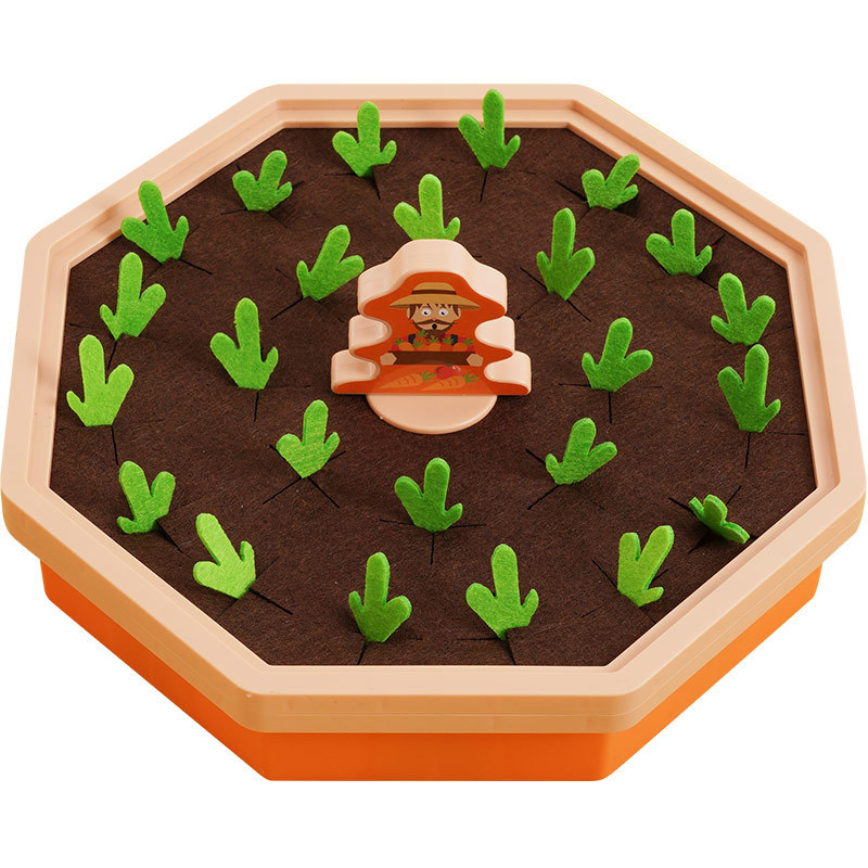 Children's radish pulling game toy, early education and intelligence for babies, parent-child interactive fun tabletop game, children's toy Item Picture