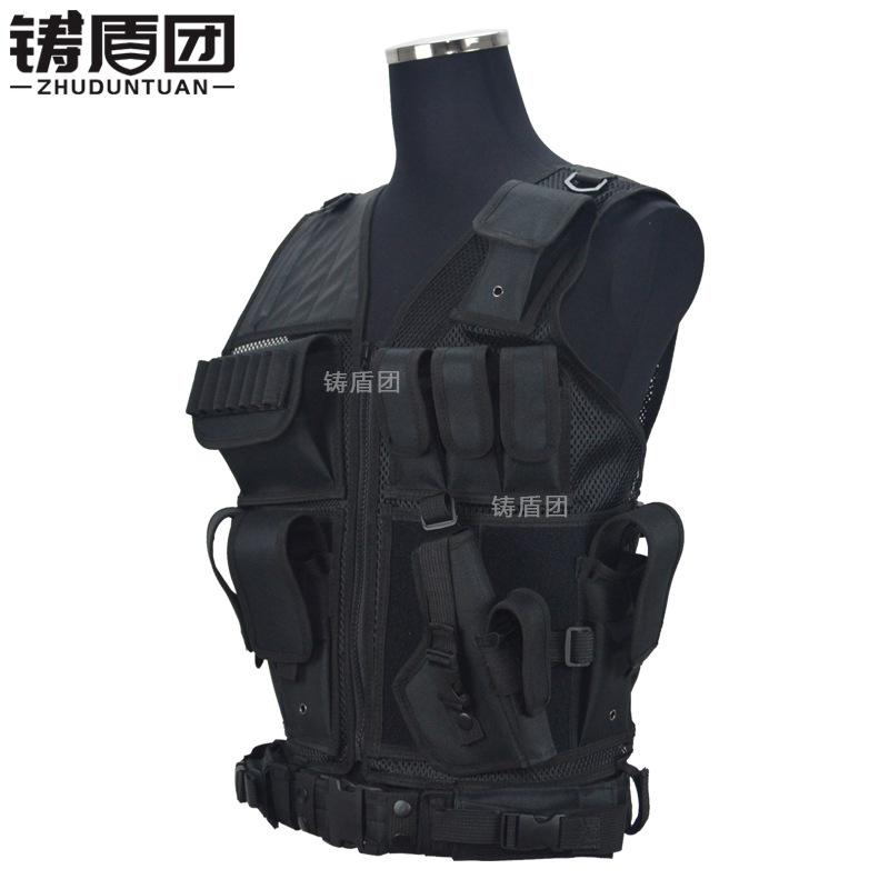 Cross-border bestseller 047 tactical vest, mesh, breathable and wear-resistant outdoor training and duty protective equipment Application Scenario