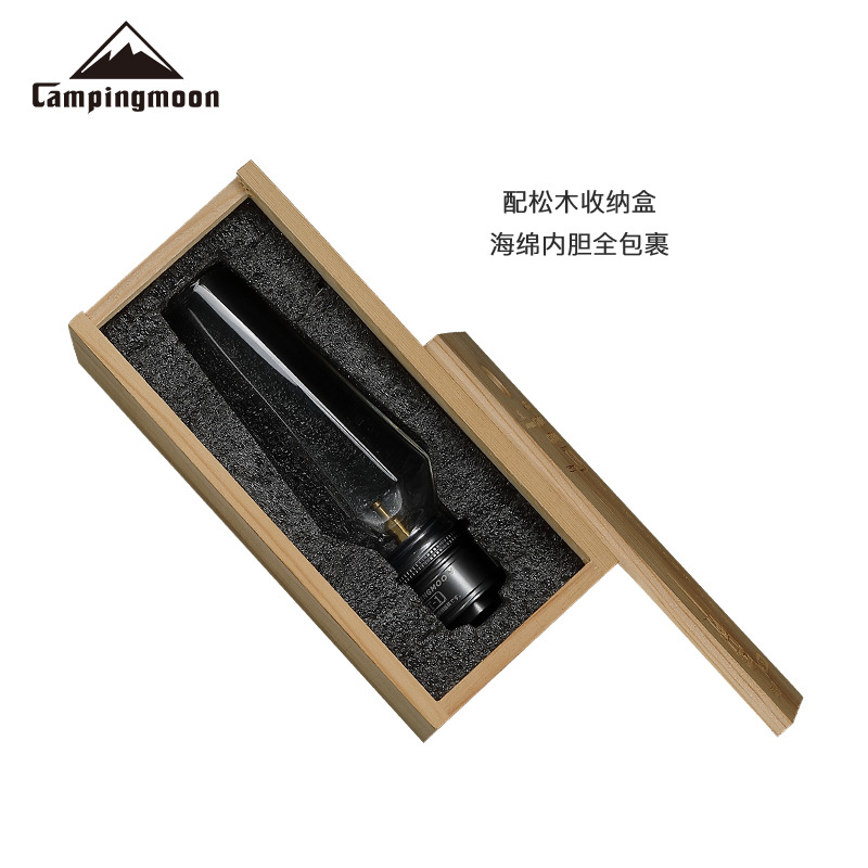 Koman T-1 outdoor gas coreless candle lamp gasification tent gas lamp lamp Atmosphere camping flat gas candlelight lamp details Picture