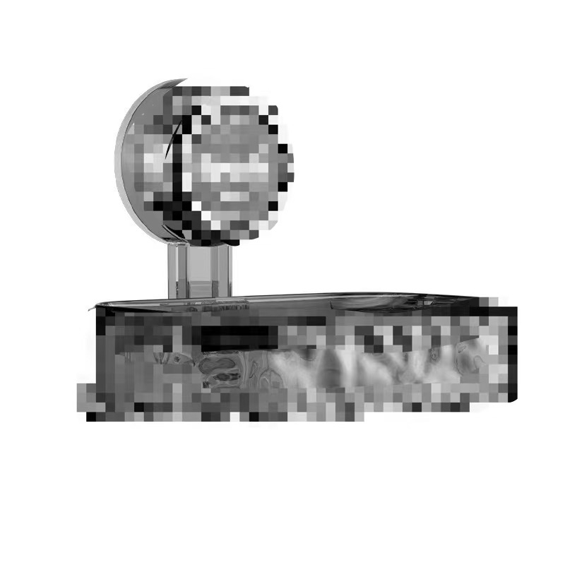 Suction cup soap box, soap tray, wall-mounted storage rack, no need for drilling, wall-mounted household bathroom, double-layer draining Specification image