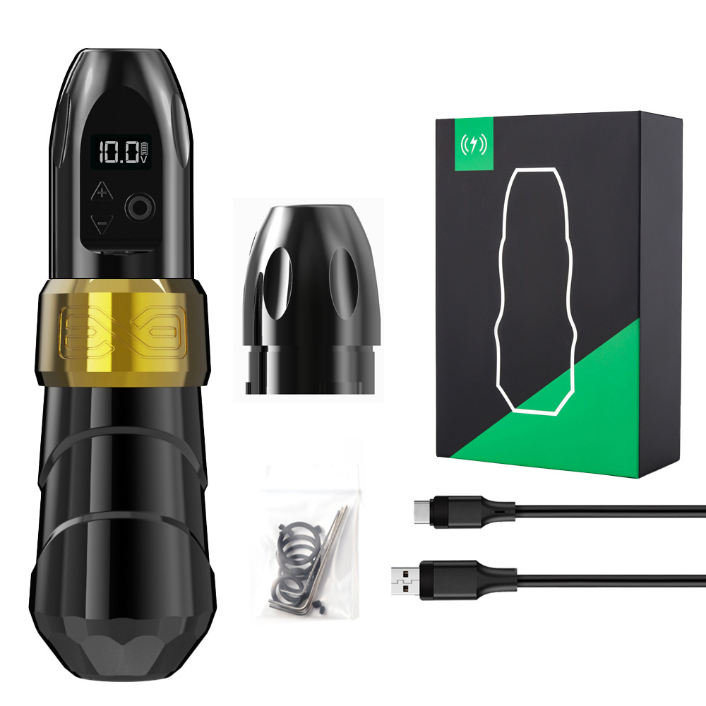 shanilak third-generation rechargeable tattoo pen with LCD display, tattoo needle motor, portable tattoo pen Specification image