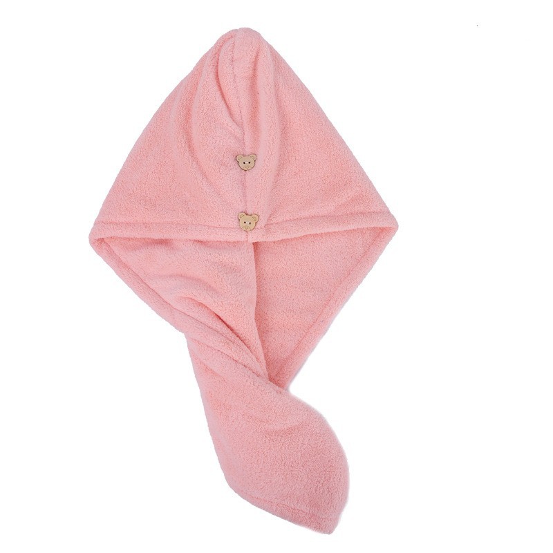Headscarf coral fleece dry hair cap, absorbent quick-drying hair cap, adult shampoo 2024 new style dry hair cap Item Picture