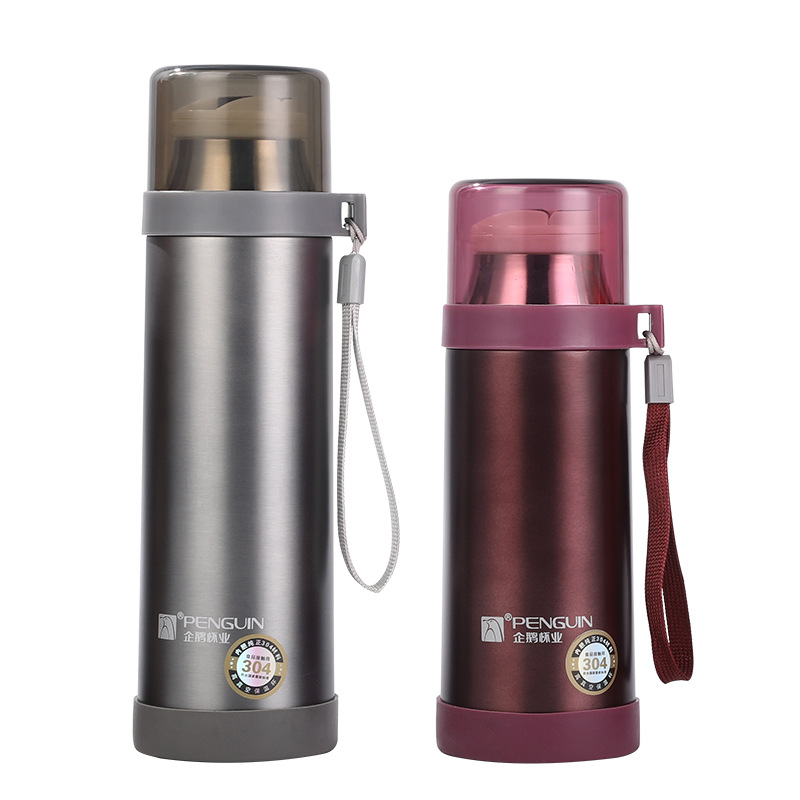 Wholesale of 350ml/500ml bullet-shaped, straight, 12-hour insulated 304 portable cups directly supplied by the manufacturer Item Picture