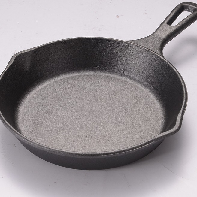 Transborder eggsteakers sartén asas de transporte sin recubrimiento de hierro fundido sartén de hierro engrosado plato de barbacoa Specification image