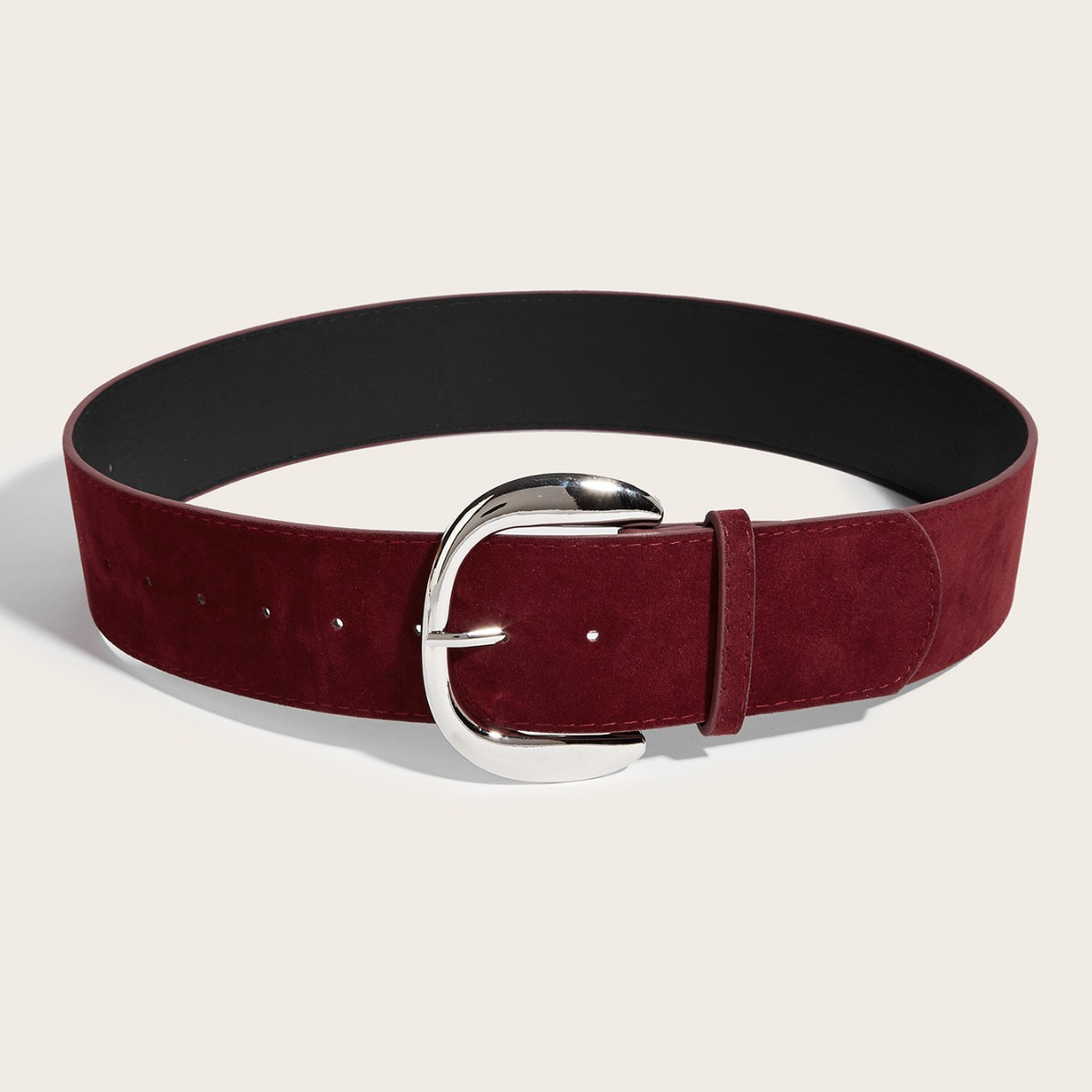 Retro Melade-style wide belt for women to slim the waist and look slimmer, paired with skirts for a stylish American hot girl style belt in stock Specification image