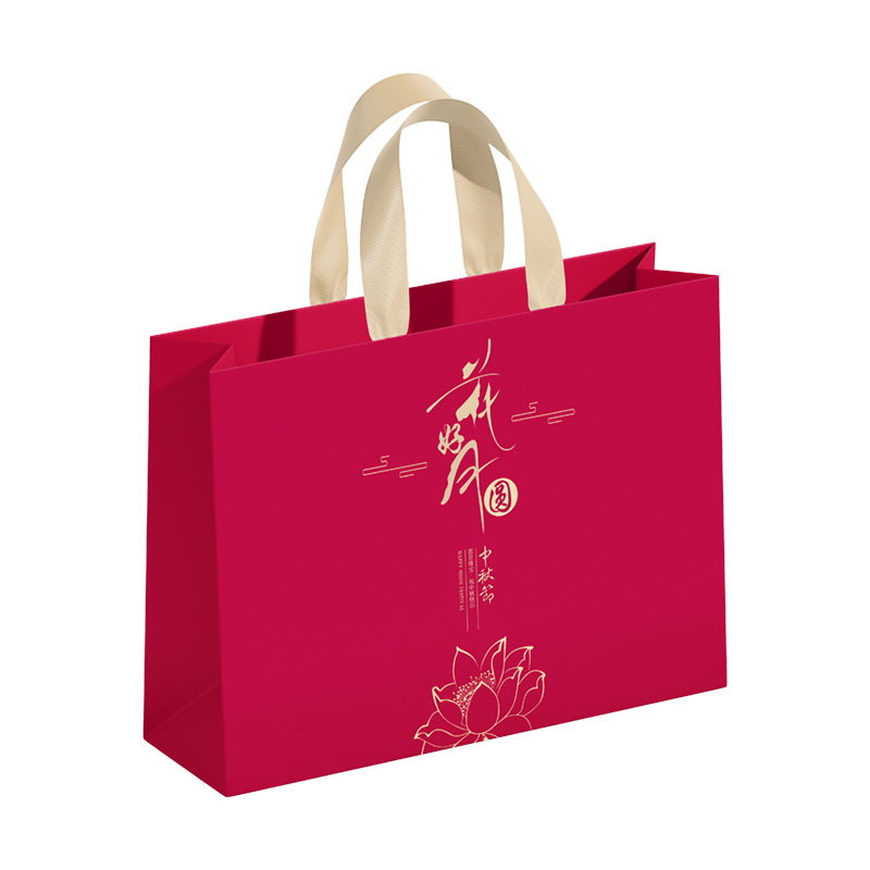 Customized gift bags, handbags, packaging bags, gift bags, birthday kraft paper souvenirs, degradable, large capacity Item Picture