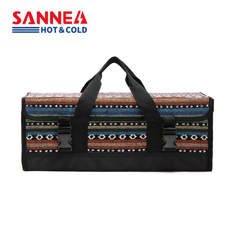 Saneng Outdoor insulated bags, Oxford cloth jacquard picnic bags, fresh-keeping insulated lunch box bags, meal delivery bento bags in stock Specification image