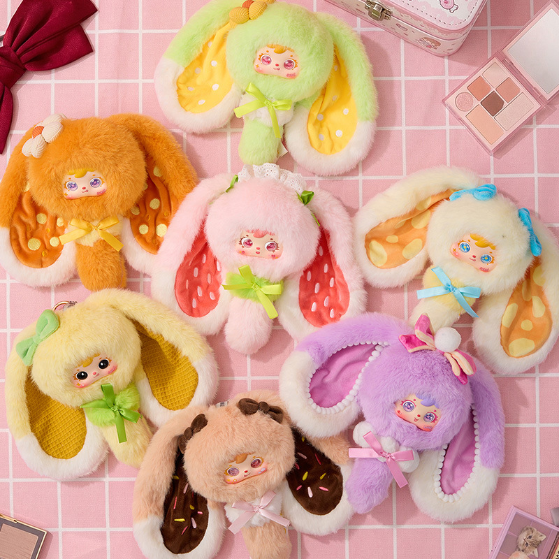 潮流玩具兔耳发箍毛绒玩偶批发毛绒玩具可爱哭娃造型