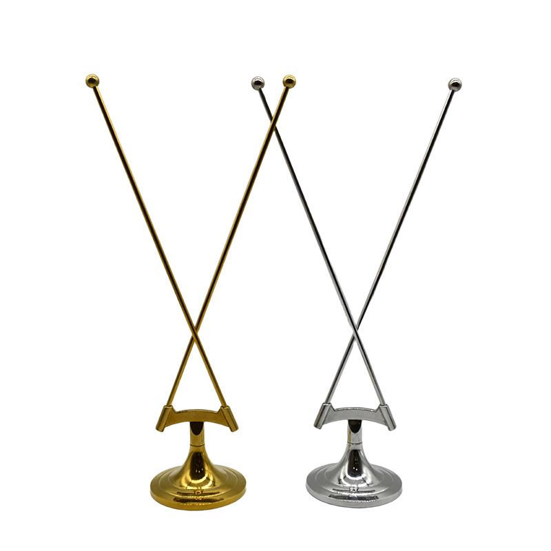 Cross-border office desk flagpoles, cross flagpoles, small red flags, desktop ornaments, metal poles, flag display stands Item Picture