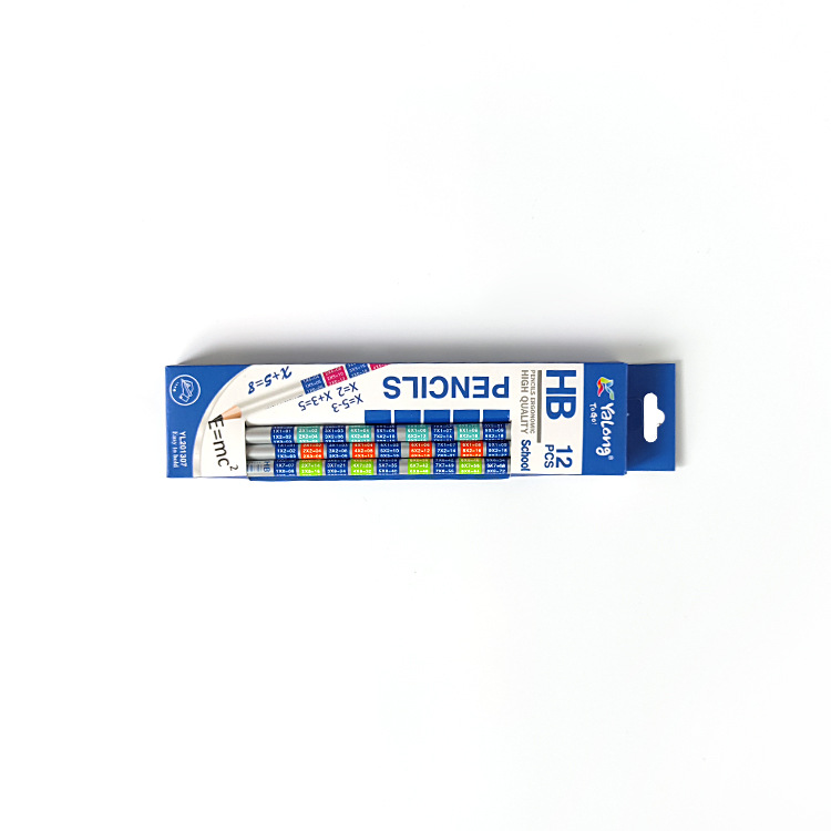 Yalong Cross-border specializes in popular and creative digital addition and subtraction printed pencils with erasers, HB pencils, and round shank pencils Specification image