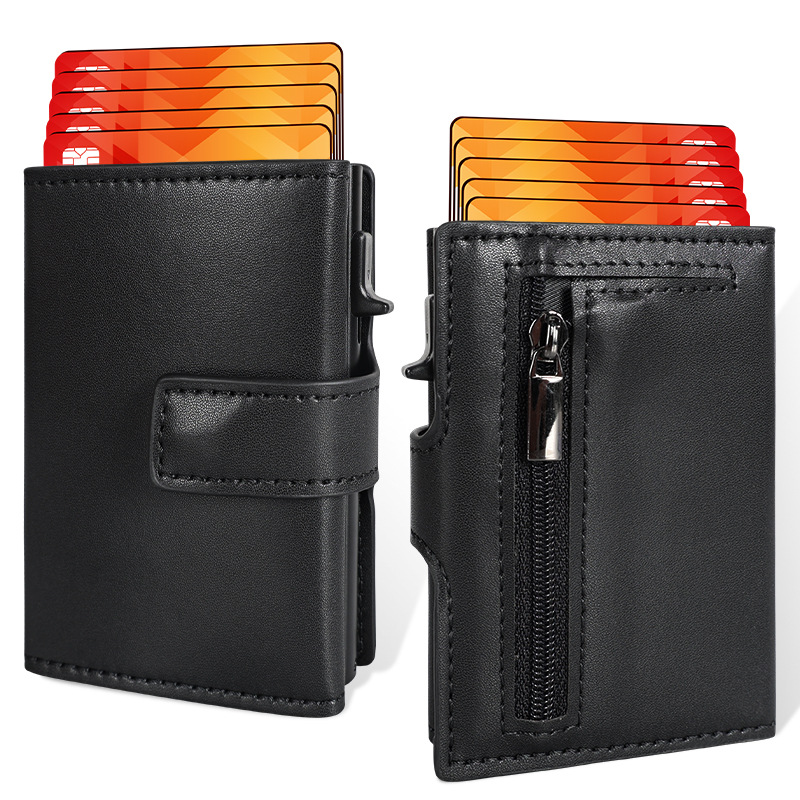 Foreign Trade Cross-Border Anti-Demagnetization Men's Wallet, Large-Capacity Best-Selling Women's Bag, Coin Purse, Document Storage Bag, Card Bag details Picture