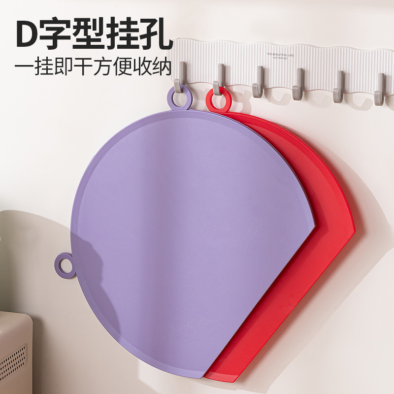 TPU抗菌防霉菜板防滑可弯曲双面可用砧板无痕水果切菜板抗菌防霉