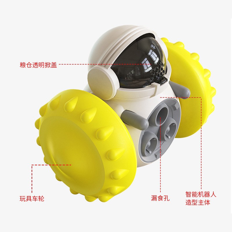 Pet dog food leak toy car, self-entertainment and boredom, balance swing car, untoppling doll toy, Amazon small dog Application Scenario
