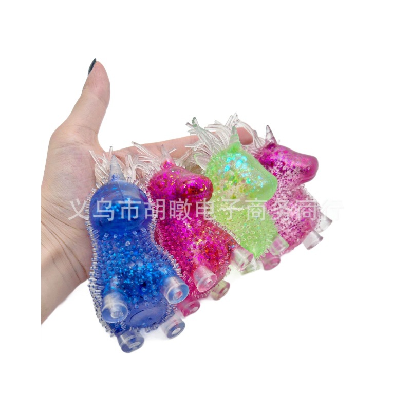 "Kneecle Unicorn Creative Stress-relieving Cute Unicorn Maltose Kneecle Toys Street Stall Toy wholesale. Item Picture