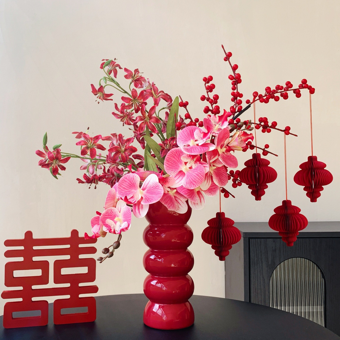 仿真花/多肉仿真花/造景用品/人工植物/牡丹花仿真花细节图