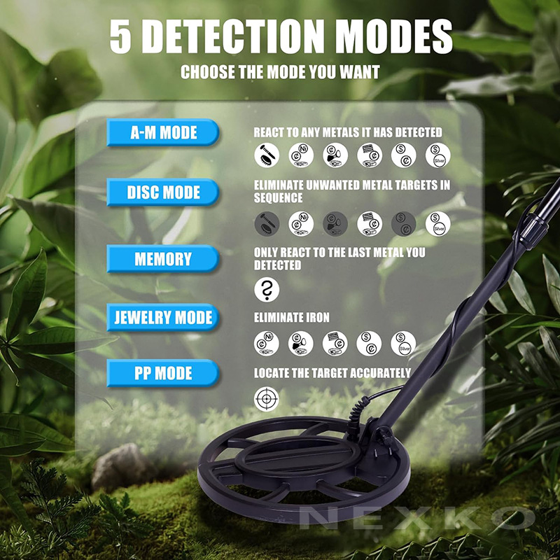 Cross-border best-selling gold, silver, copper, ancient coins, metal detectors, outdoor treasure detectors Specification image