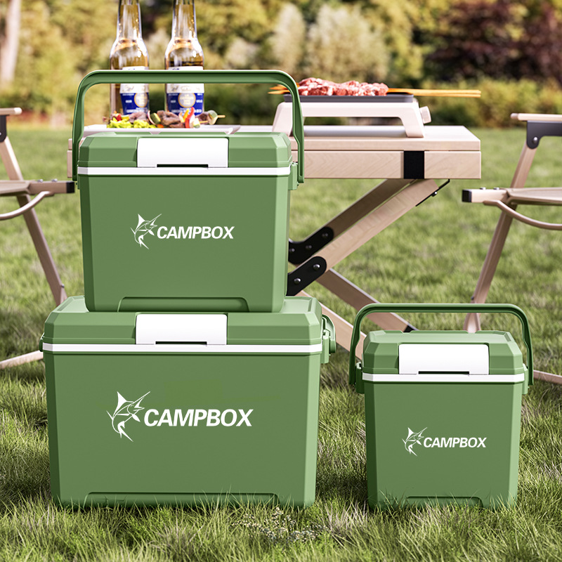 大容量户外露营摆地摊冷藏箱冰块塑料冰桶储物收纳车载保鲜箱批发