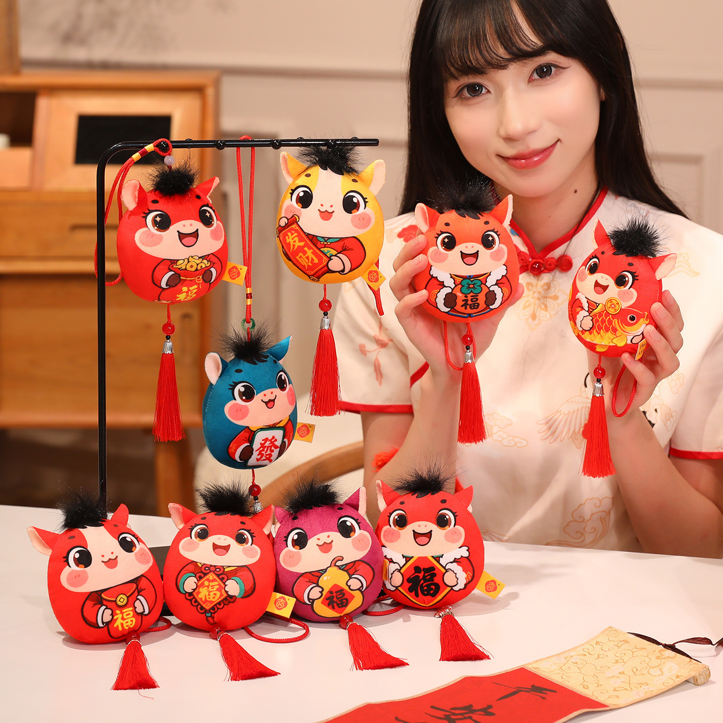 2026马年吉祥物公仔生肖马玩偶挂件新年礼物公司年会礼品可加logo产品图