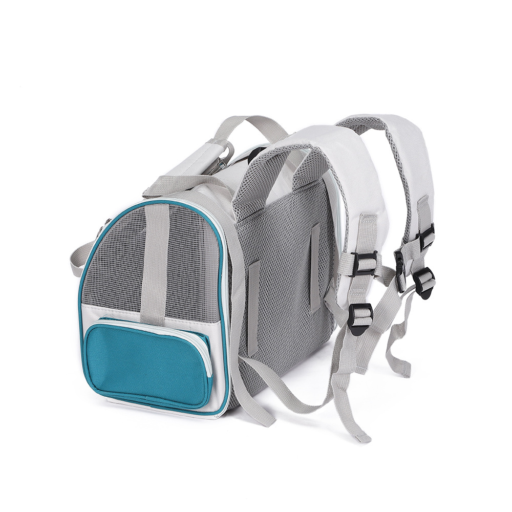 Rongka Pet Cross-border Portable Pet Bag, Portable Pet Backpack, Backpack, Breathable and transparent cat and Dog bag Application Scenario