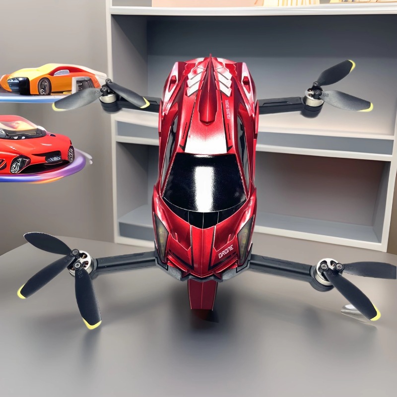 跨境新品无人机仿真比例跑车炫酷外观高清4K航拍摄像头无刷电机