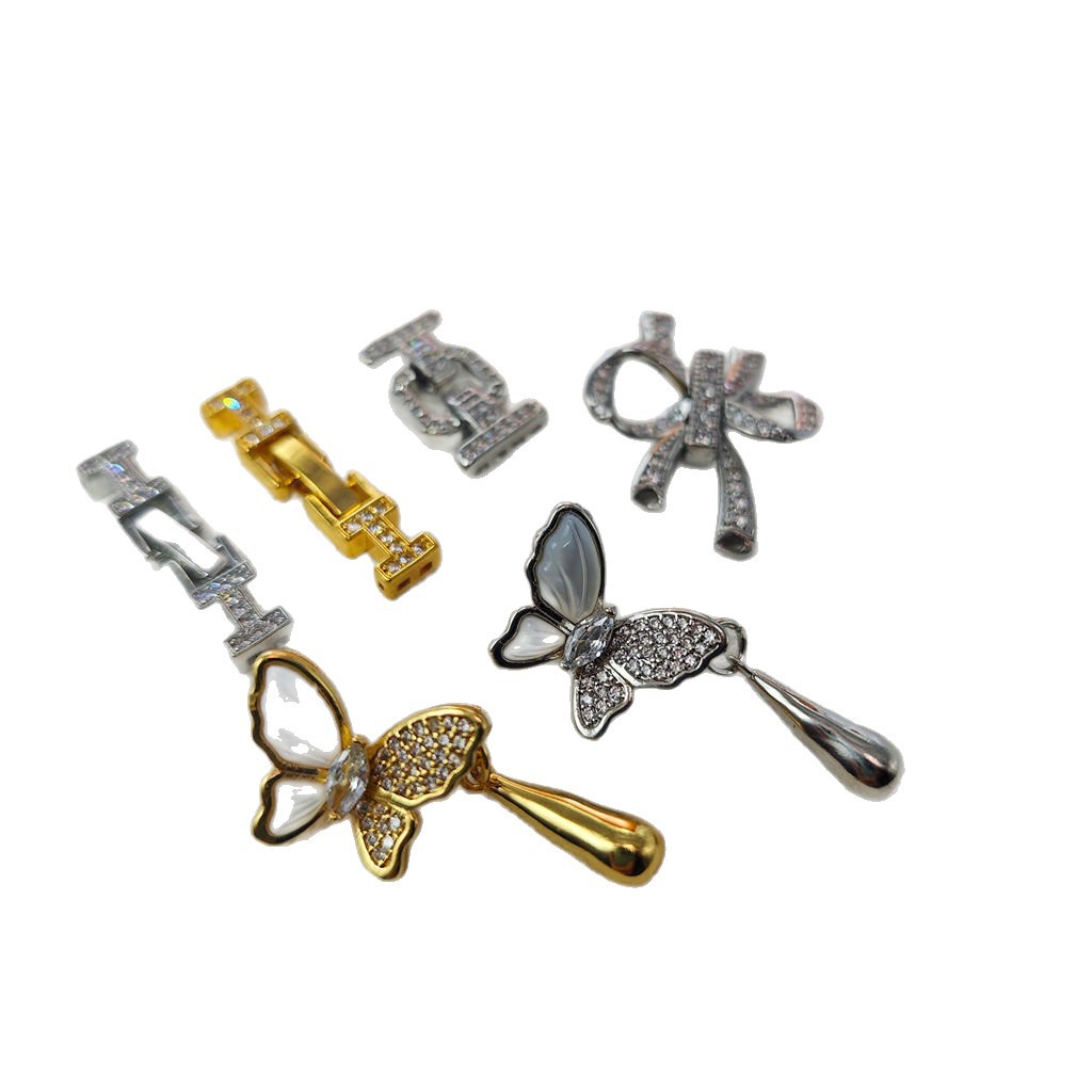 磁铁扣/磁扣/马仔扣/弹簧扣/半圆扣白底实物图