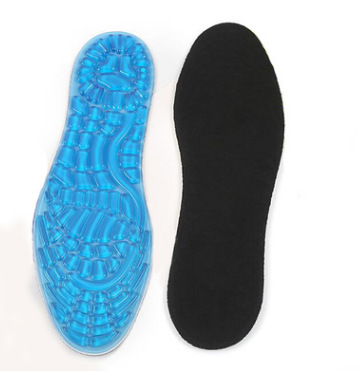 鞋垫/板鞋增高垫/4d云鞋垫/运动鞋垫/电脑绣花鞋垫布面白底实物图