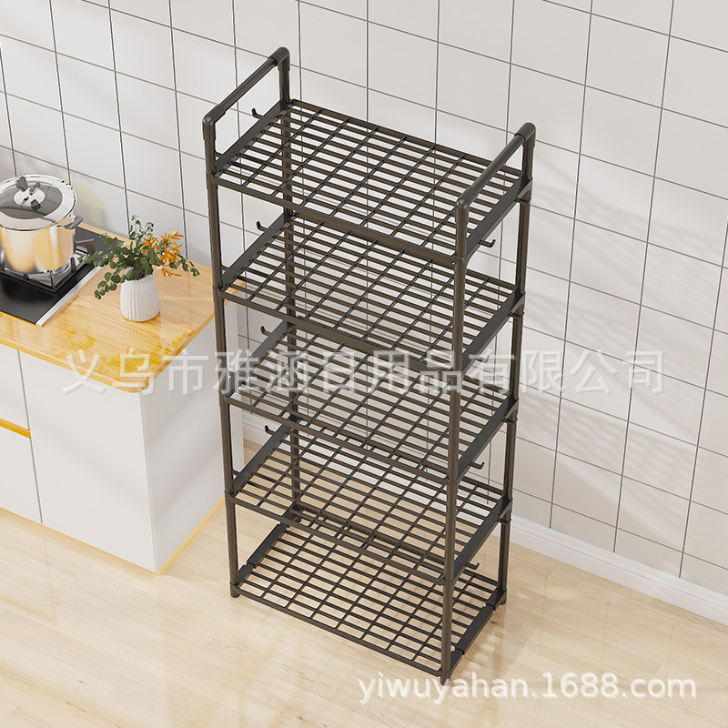 货架/居家收纳用品/置物架/餐具/置物架小推车产品图